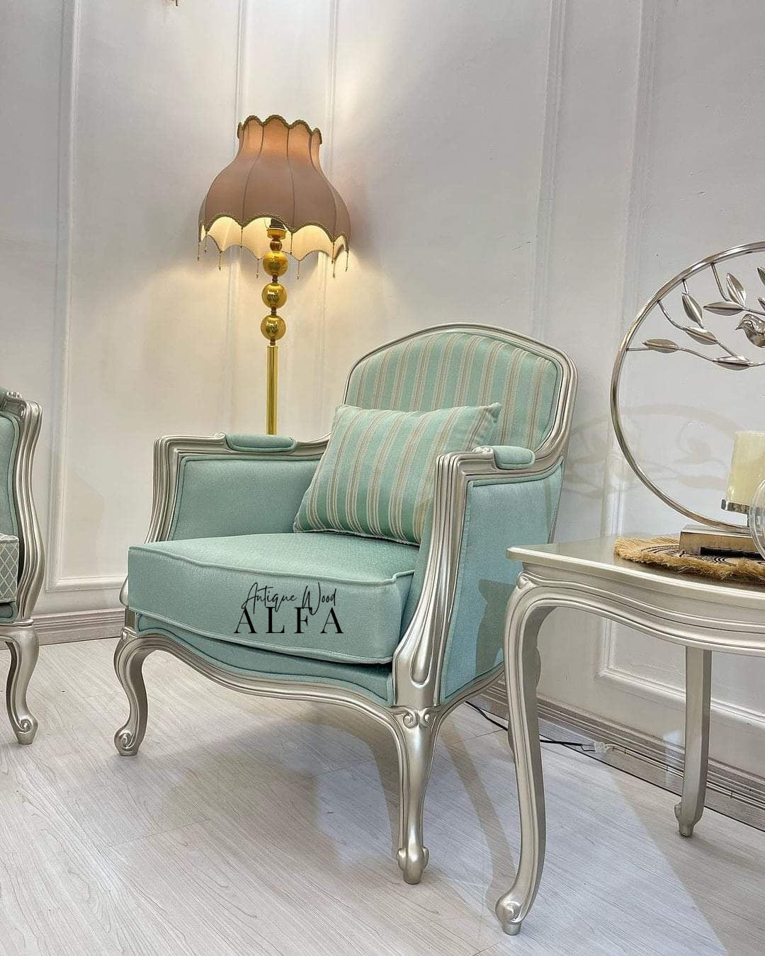 The Azure Classic Sofa Set