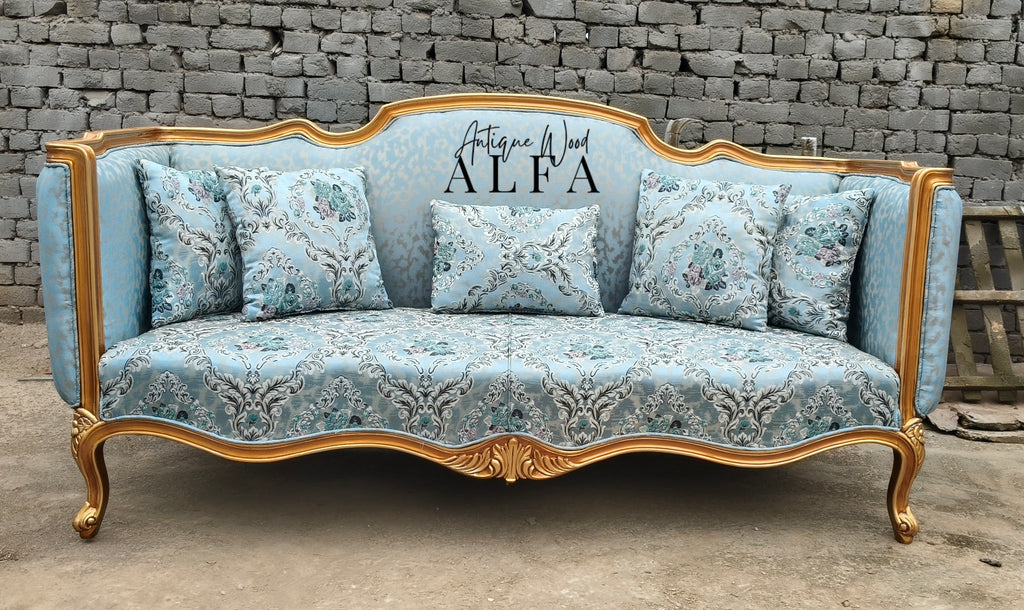 The Royal Sky Victorian Sofa Set