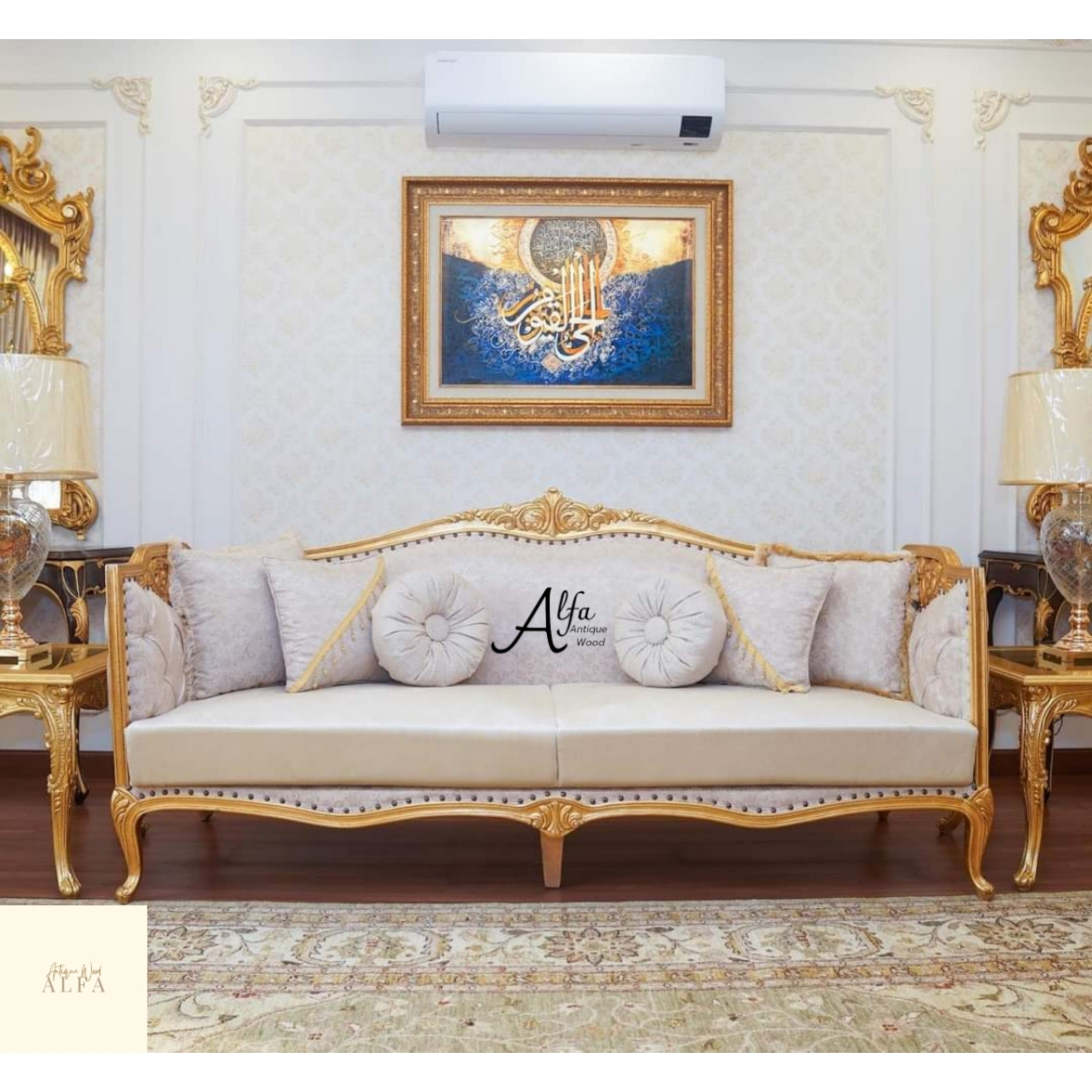 Alyxandra Victorian Sofa Set