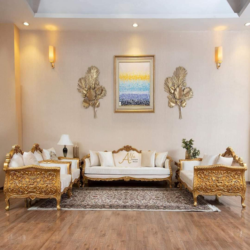 Wooden Juliet Sofa Set