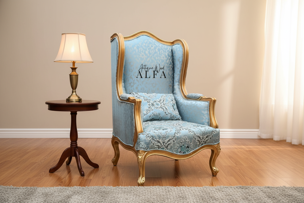 The Royal Sky Victorian Sofa Set