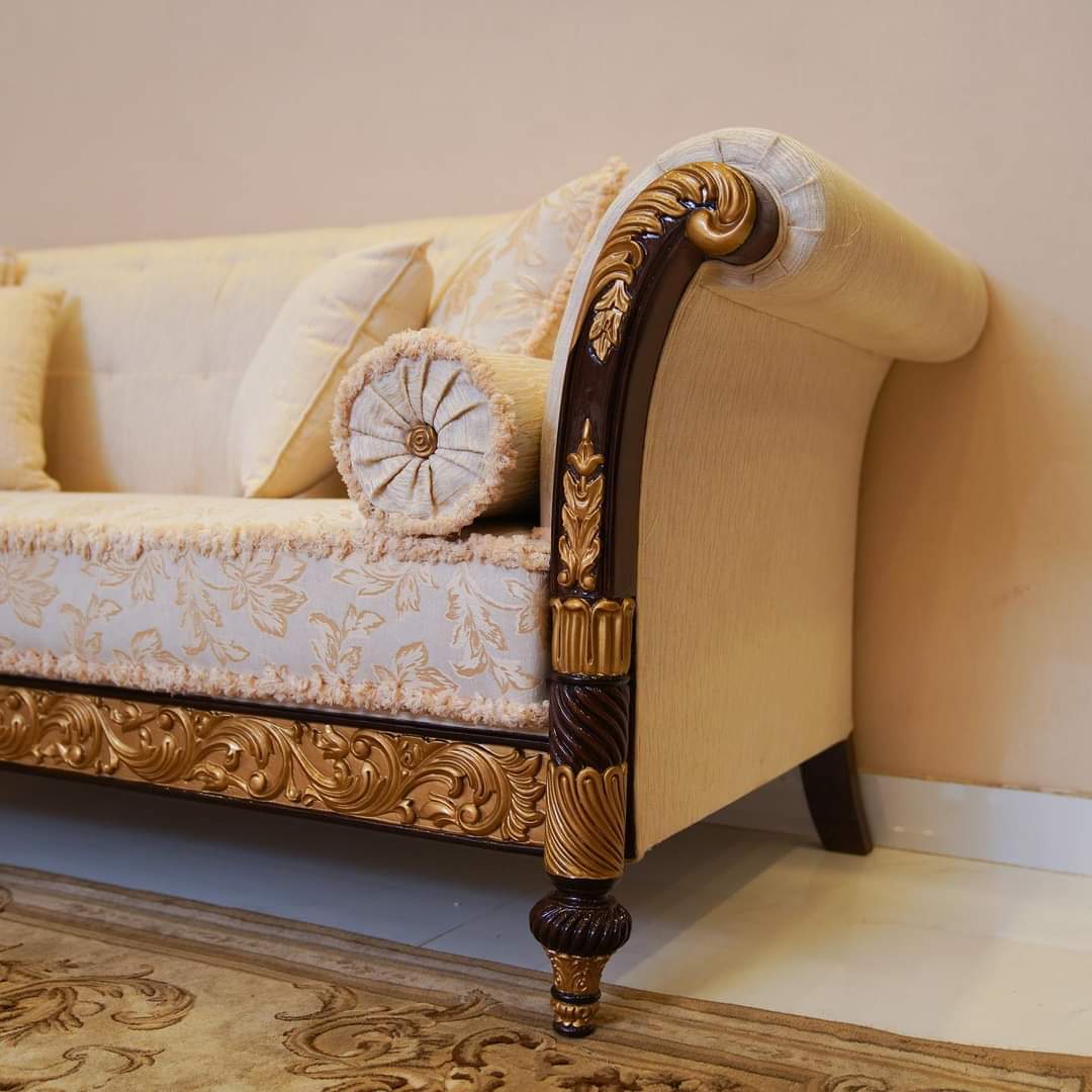 French Gold Chinioti Sofa Set