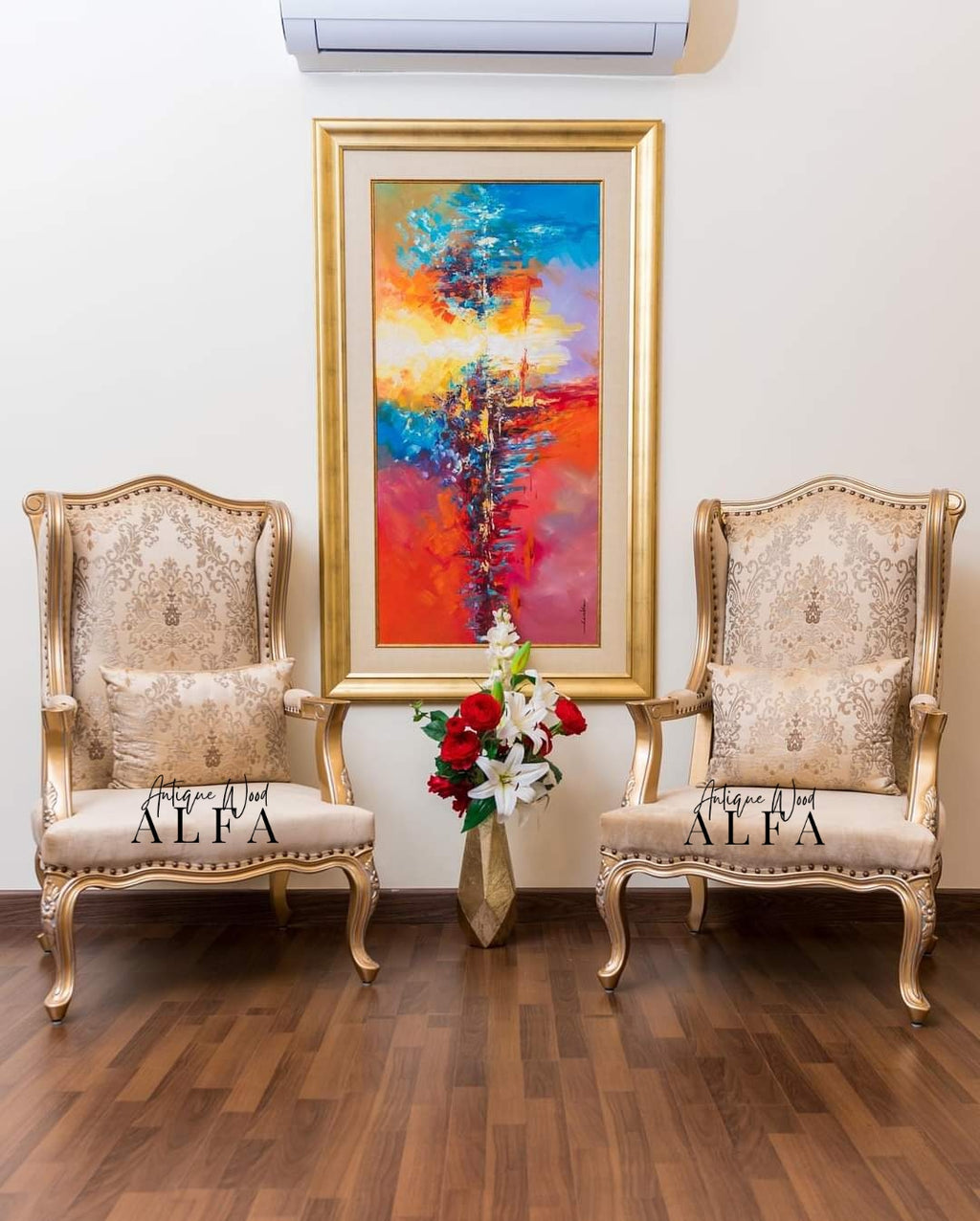 Luxury Gold Plated Chairs