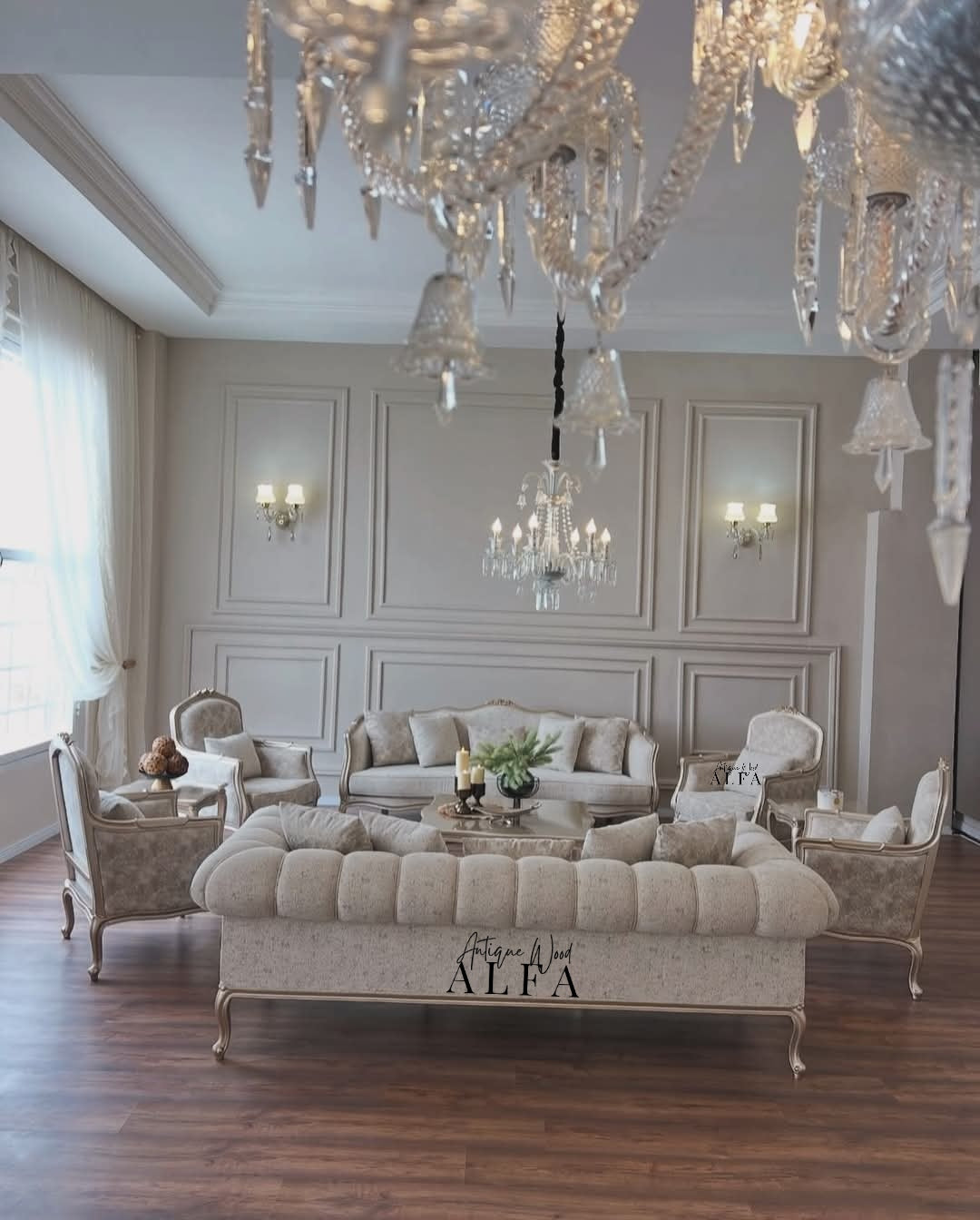 The Azure Royal Sofa Set