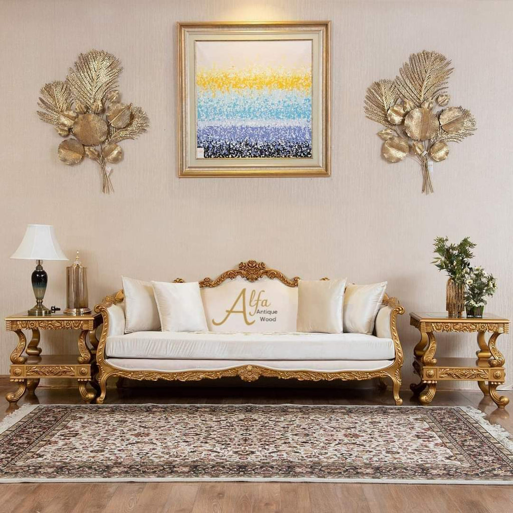 Wooden Juliet Sofa Set
