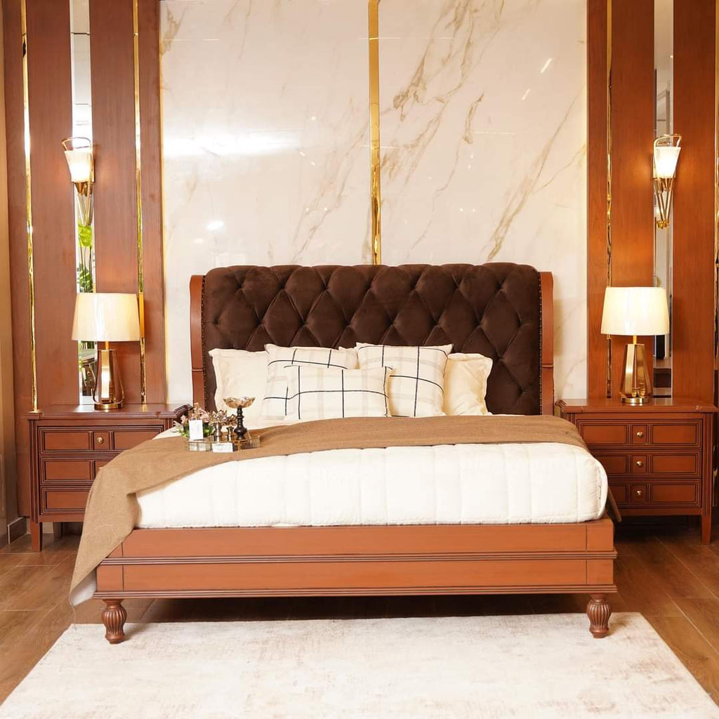 Wooden Calavidon Bed Set