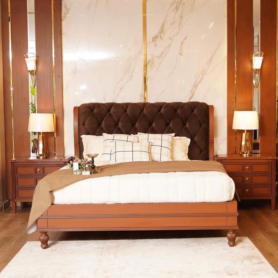 Wooden Calavidon Bed Set