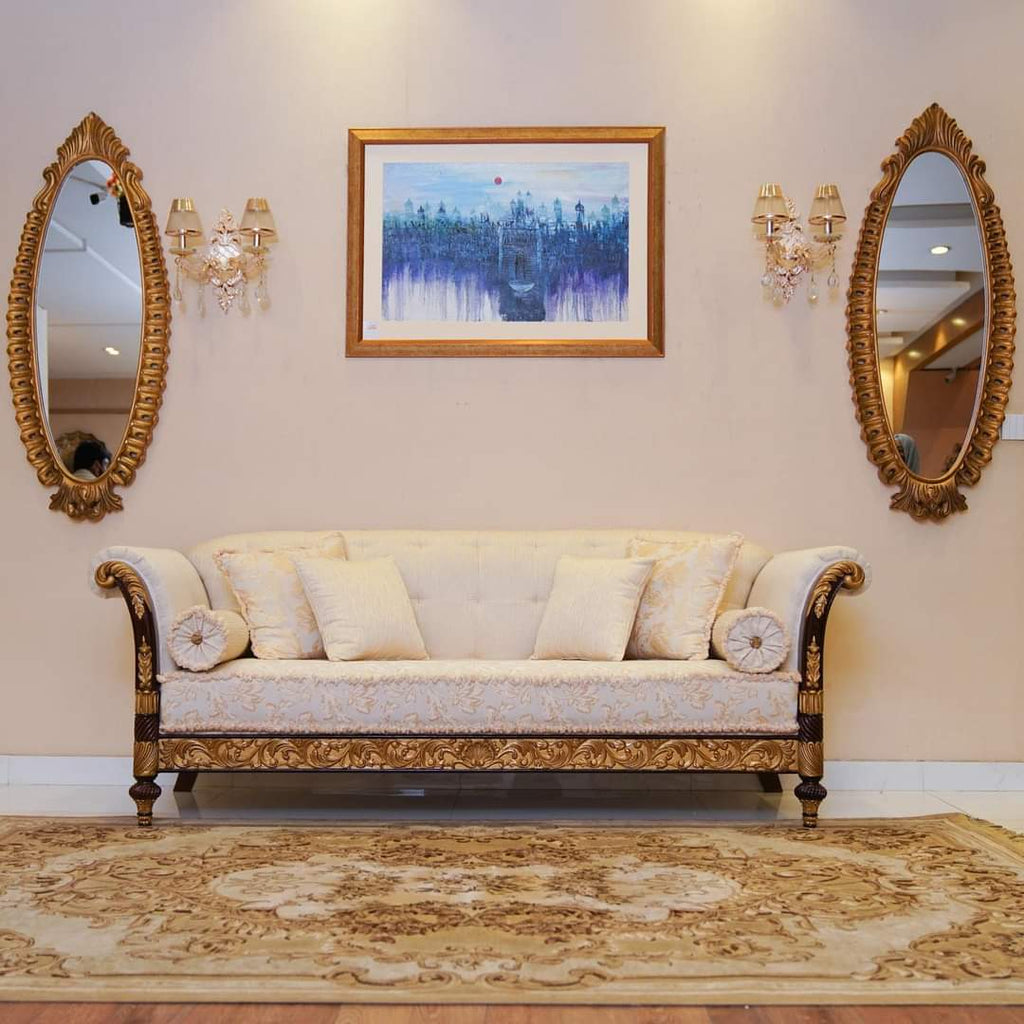 French Gold Chinioti Sofa Set