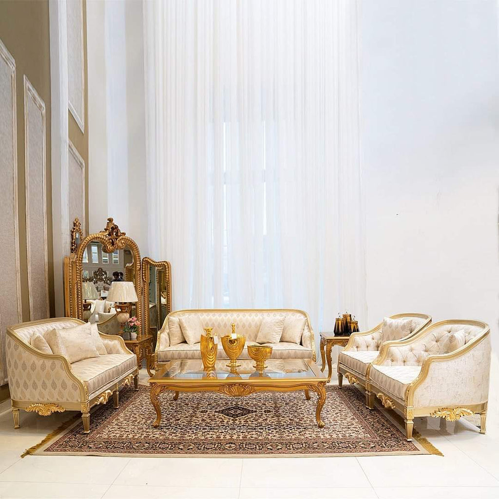 Walnut Sofa Set