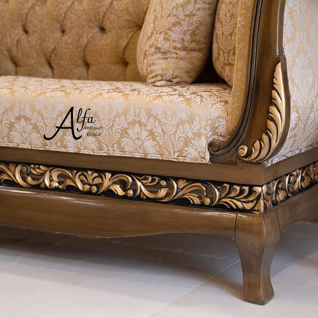 The Silver Majestic Sofa Set