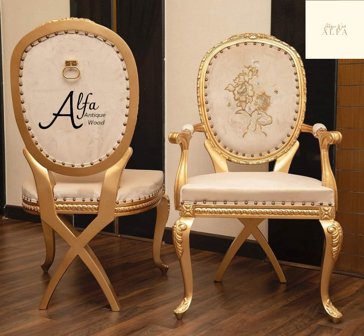 Gold Leaf Dining Table