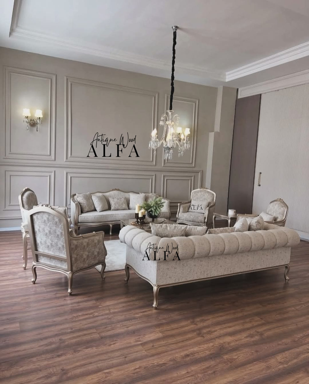 The Azure Royal Sofa Set
