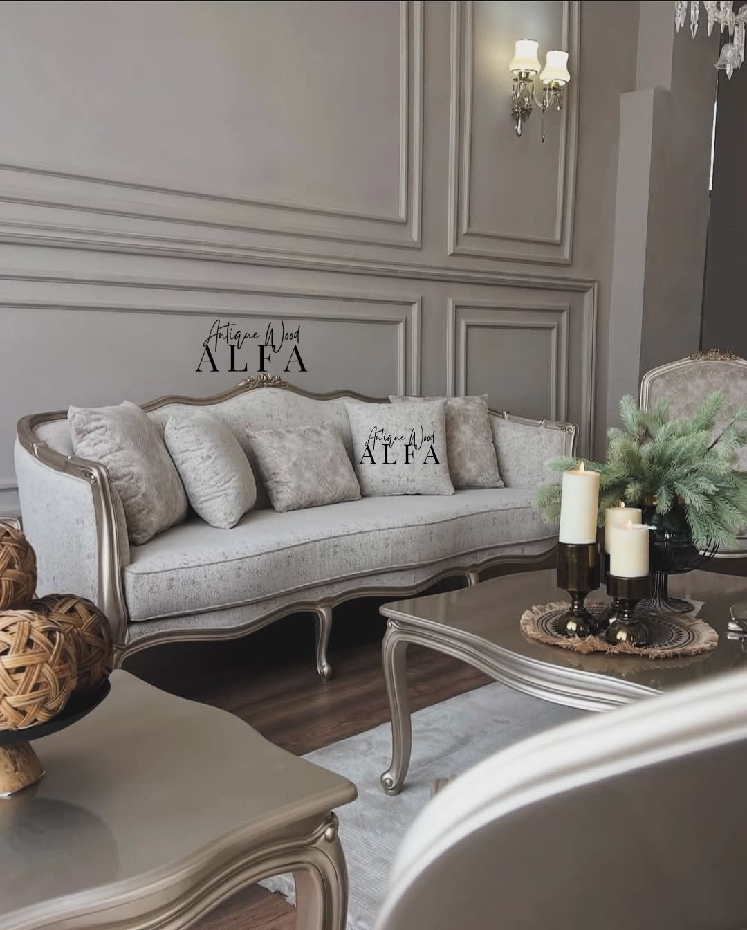 The Azure Royal Sofa Set